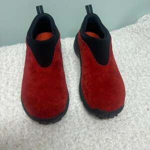 Merrell Orbit Moc Slip on Suede Hiking Shoes Sunset Color Womens Size 6.5